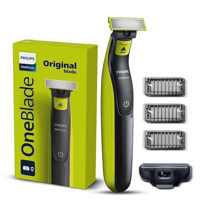 Philips OneBlade Turbo2X Hybrid Trim, Edge, Shave | Perfected for Skin Comfort | Trimmer Men Beard | Suits all skin types & beard thickness, Wet & Dry Use | Electric Trimmer for Men | QP2724/10